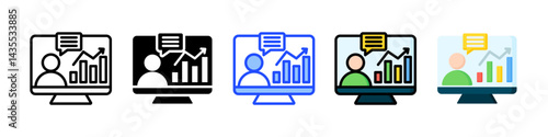 Training Icon Collection With Multiple Styles