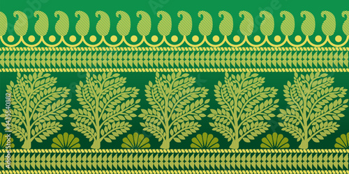 beautiful graphic saree design and this sari design is in Indian style which is for textile fashion industry and it can be used as wallpaper backdrop and website bg this style is originated in india