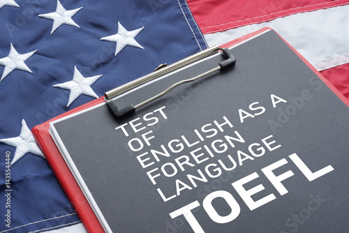 Cuadro en lienzo TOEFL Test of English as a Foreign Language