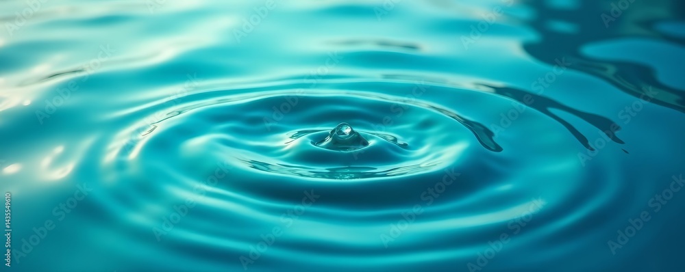 Abstract close-up of water ripples on vibrant blue green background, ripples, background, water Abstract close-up of water ripples on vibrant blue green background, ripples, background, water