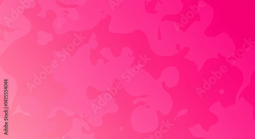 Abstract Pink Gradient Background Fluid Organic Shapes Modern Design Texture