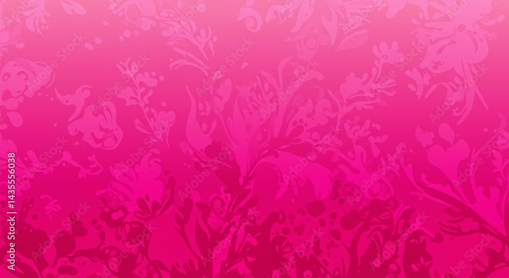 Vibrant Pink Abstract Floral Background Fuchsia Gradient Texture Stylish Design Vibrant Pink Abstract Floral Background Fuchsia Gradient Texture Stylish Design