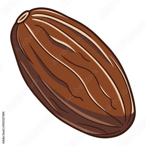 Brown seed or nut