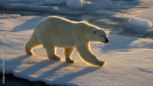 Arctic spring unfolds. Pola...