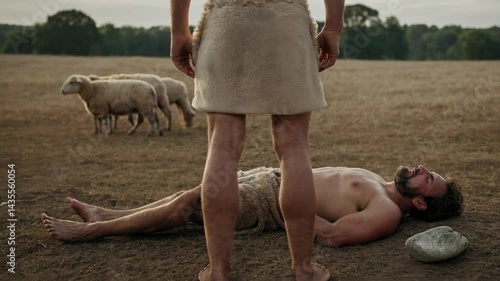 cain and abel, christian footage