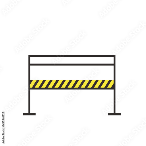 Scaffolding. Vector flat design aluminum prefabricated scaffolding isolated illustration white background.