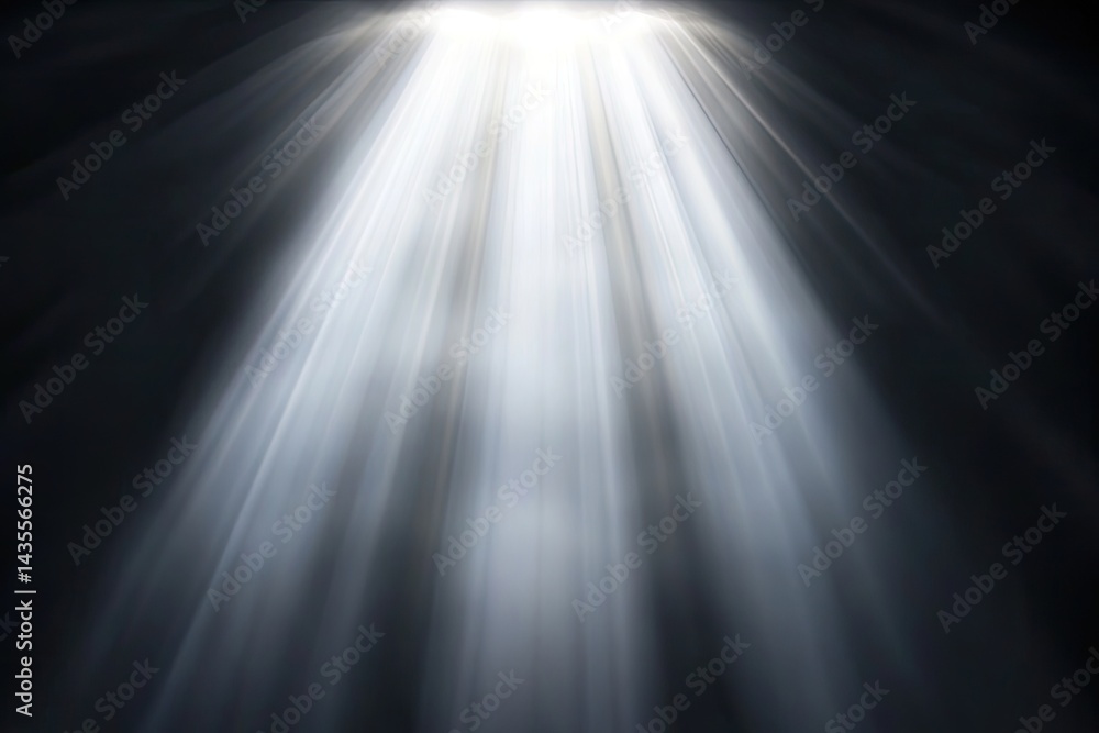 Spotlight illuminating dark space Spotlight illuminating dark space