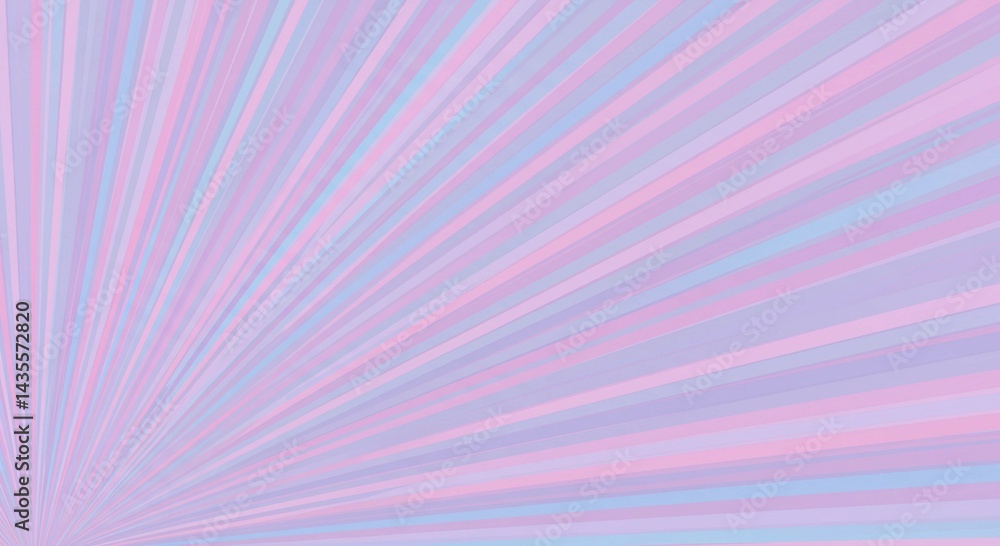 Obraz premium Abstract Pastel Pink and Blue Burst Radiating Lines Background Design