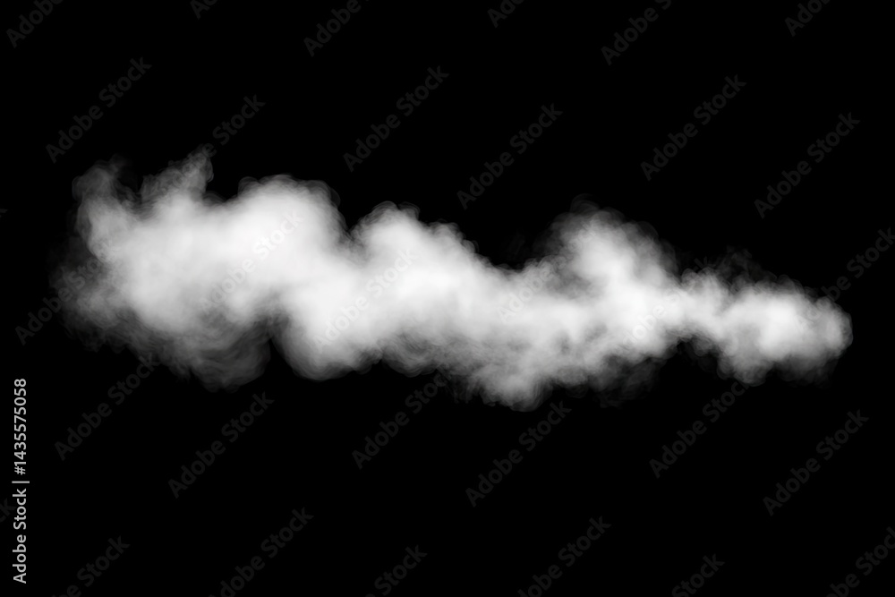 Abstract cloud of white vapor against black background Abstract cloud of white vapor against black background