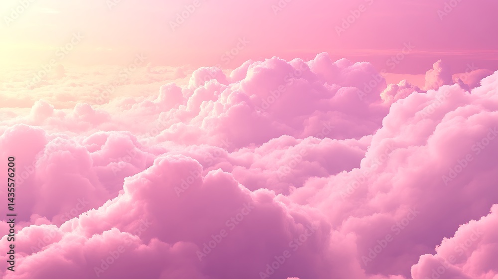 Pink Sunset Cloudscape Aerial View. (1) Pink Sunset Cloudscape Aerial View. (1)