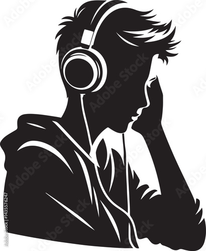 Music Listener vector