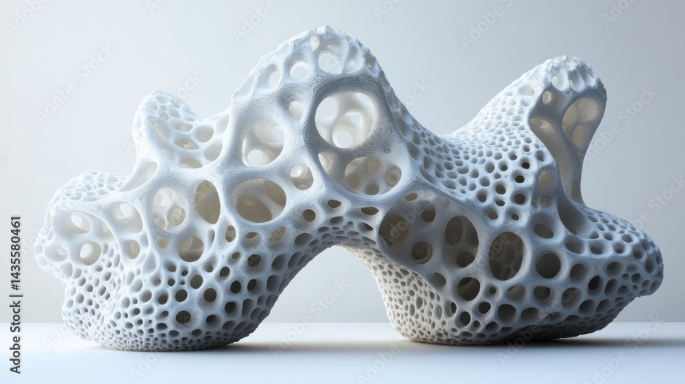 Fototapeta premium Abstract sculptural form