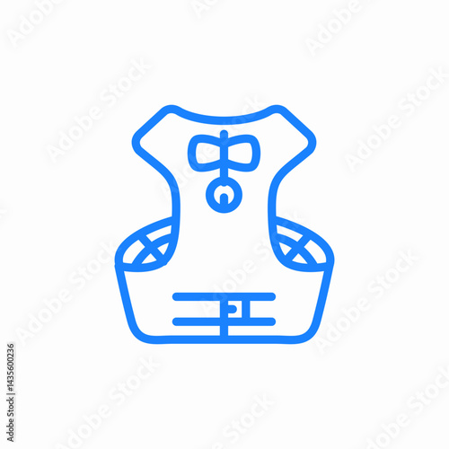 dog clothes icon sign vector