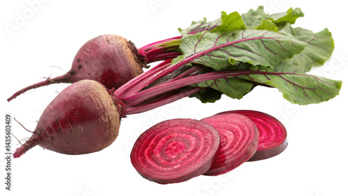 beetroot isolated on white background