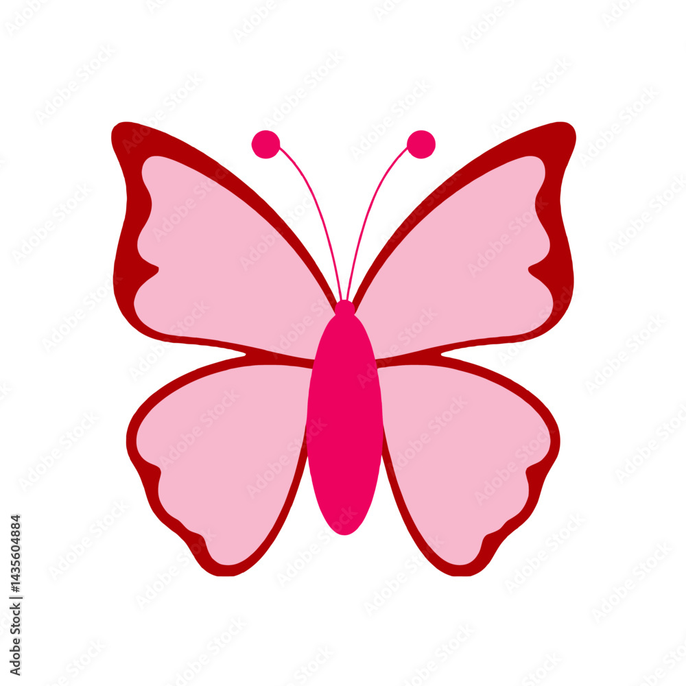 Pink Butterfly vector illustration Pink Butterfly vector illustration