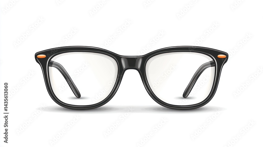 Fototapeta premium Black eyeglasses