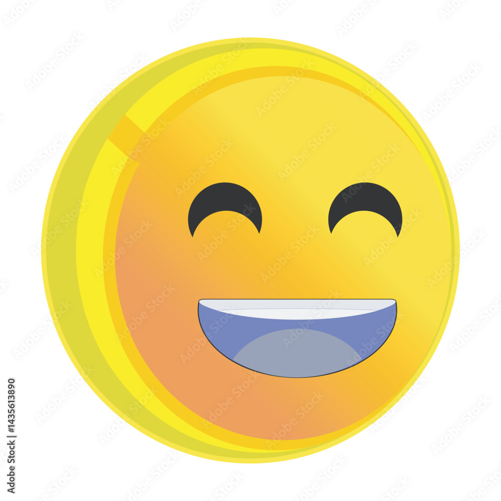 Fototapeta premium EMATICON laugh