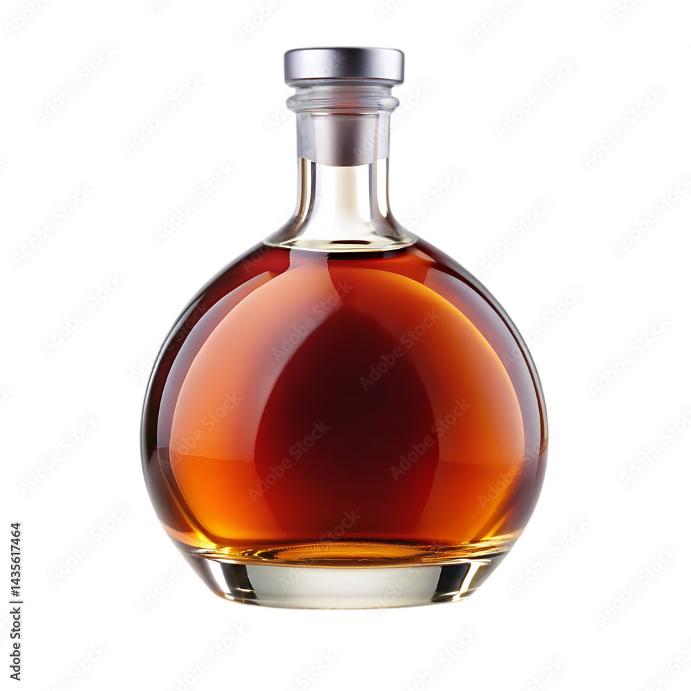 Premium Cognac Brandy in Elegant Decanter Bottle Premium Cognac Brandy in Elegant Decanter Bottle