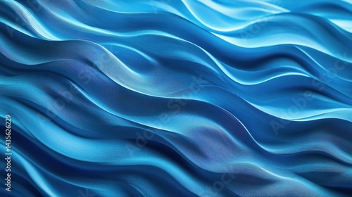 Wallpaper Mural abstract blue wave background Torontodigital.ca