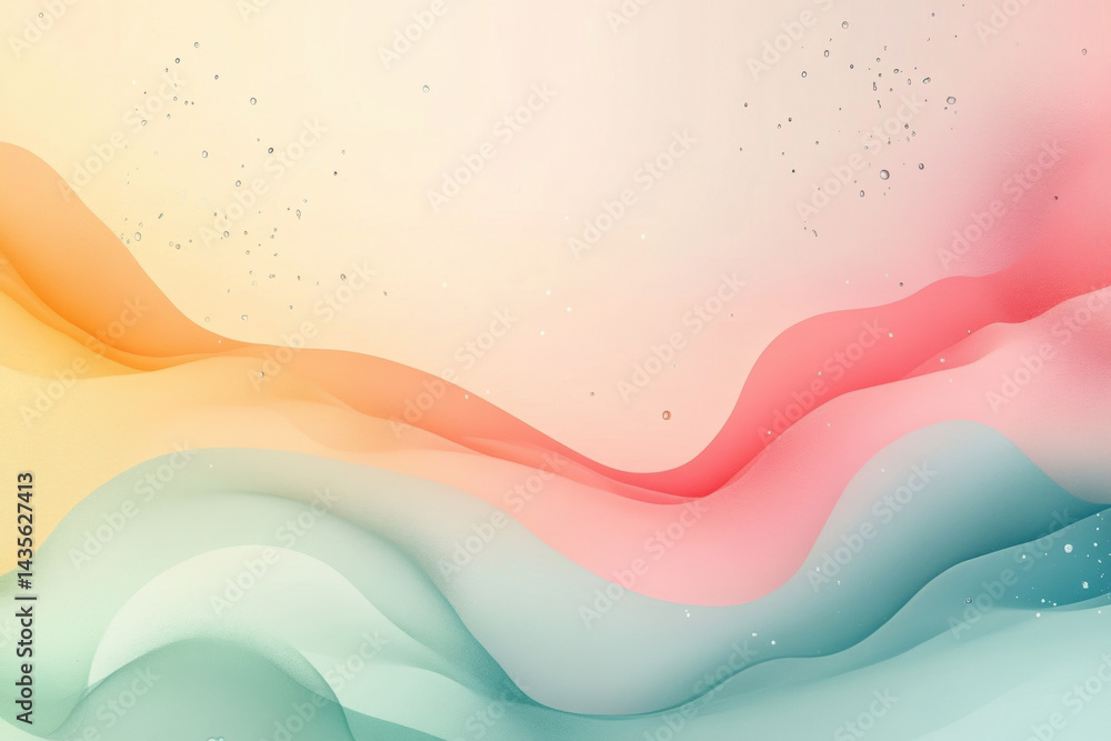 Abstract background with colorful waves swirling and blending together in a vibrant and dynamic display. Abstract background with colorful waves swirling and blending together in a vibrant and dynamic display.