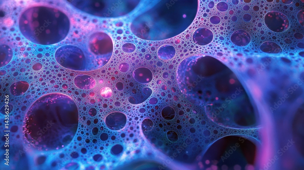 abstract bubble network fractal art abstract bubble network fractal art