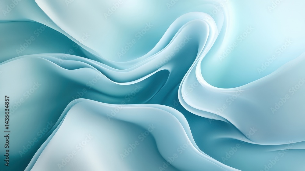 abstract blue wave background