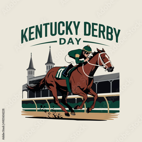 Kentucky Derby Day Horse Racing Churchill Downs Jockey Race Track Event