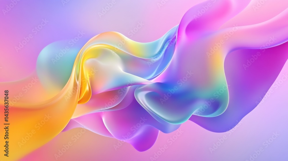 Creative PowerPoint layout with abstract fluid shapes and gradient color scheme Creative PowerPoint layout with abstract fluid shapes and gradient color scheme