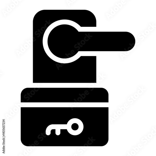 key card glyph icon
