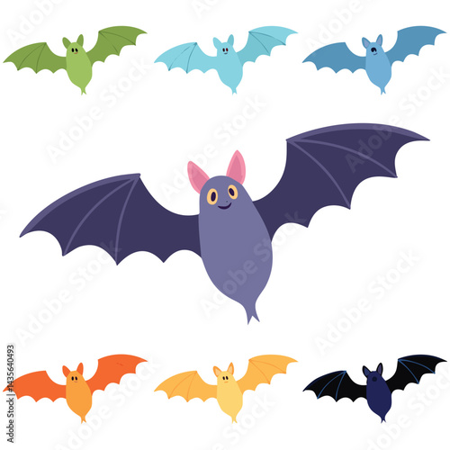 Cute Bat Illustration