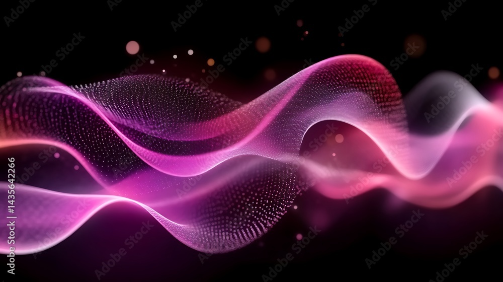 Pink Wave Abstract Background. (8) Pink Wave Abstract Background. (8)
