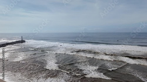 Praia de Torres, Rio Grande do Sul, Brazil. Torres Beach