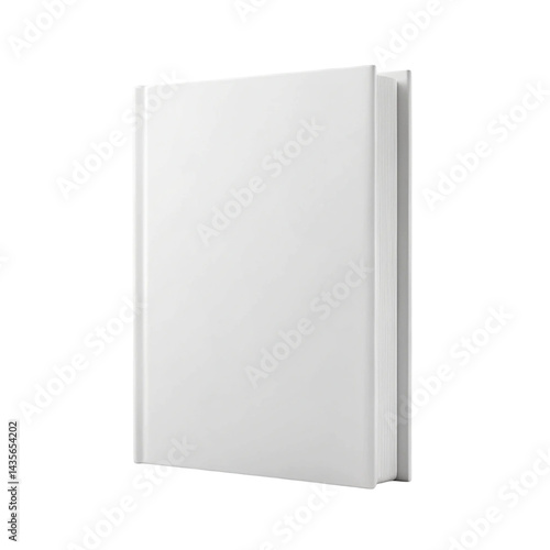 blank book isolated on white
