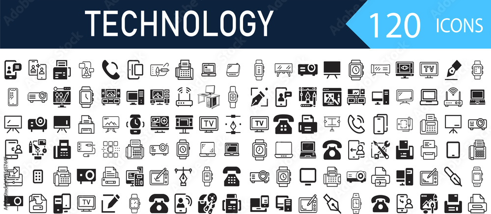 UI Elements Pack – IT and Technology Outline Icons. Information Line Icon Set UI Elements Pack – IT and Technology Outline Icons. Information Line Icon Set