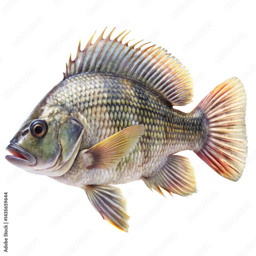 Fototapeta premium fish on a white background