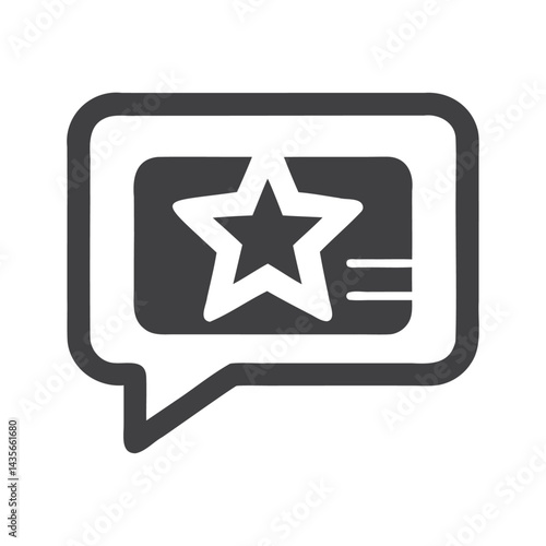 message or email with star icon