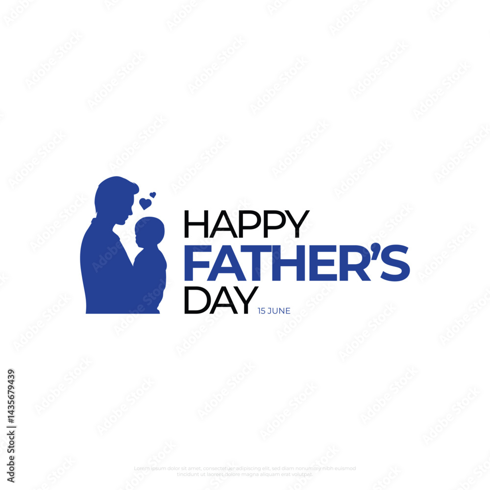 Happy fathers day creative social media post, vector illustration. Happy fathers day creative social media post, vector illustration.
