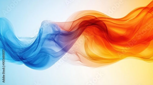 Abstract flowing smoke.