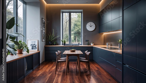 modern kitchen interior