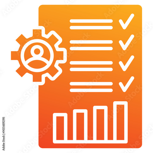 internal auditing icon element for design