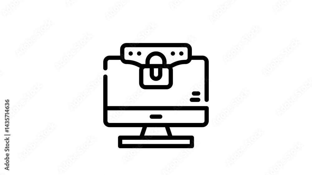 icon password with style outline icon password with style outline