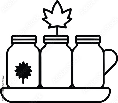 vector set of medicine bottles