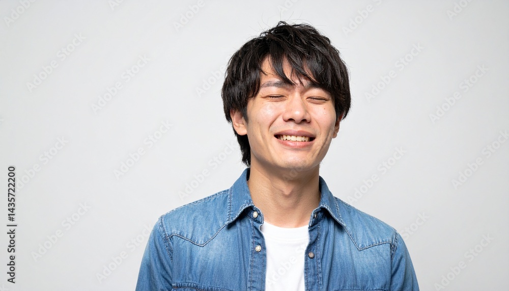 日本人,男性,20代,うれし泣き,シンプルな白い背景,Simple white background,Japanese,Male,Twenties,Crying from joy 日本人,男性,20代,うれし泣き,シンプルな白い背景,Simple white background,Japanese,Male,Twenties,Crying from joy