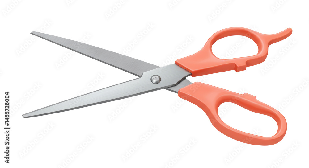 Isolated Open Scissors Isolated Open Scissors