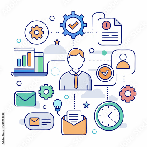 Business Process Management With Tasks And Time For Team Management
