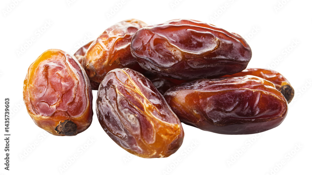 Fresh Dates Isolated on White Background for Food Concept and Healthy Eating Illustrations Fresh Dates Isolated on White Background for Food Concept and Healthy Eating Illustrations