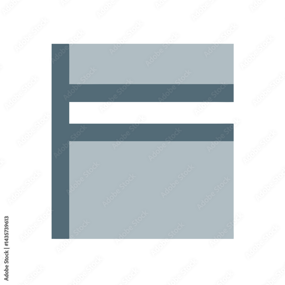 Minimalist icon showing folder with documents on black background Minimalist icon showing folder with documents on black background