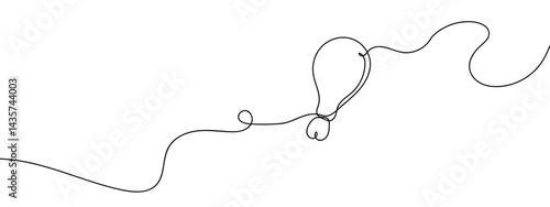 Continuous line, chicken leg, food hand drawn line drawing illustration, vector, transparent background.