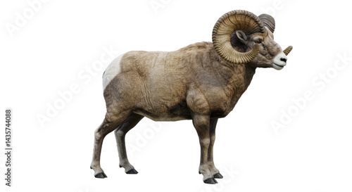 Tableau sur toile Isolated Bighorn Sheep