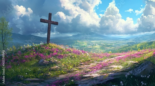 Hope Eternal: Trusting in God's Plan - A steadfast trust in God's divine plan, where believers find hope and comfort in the assurance of a future filled with promise